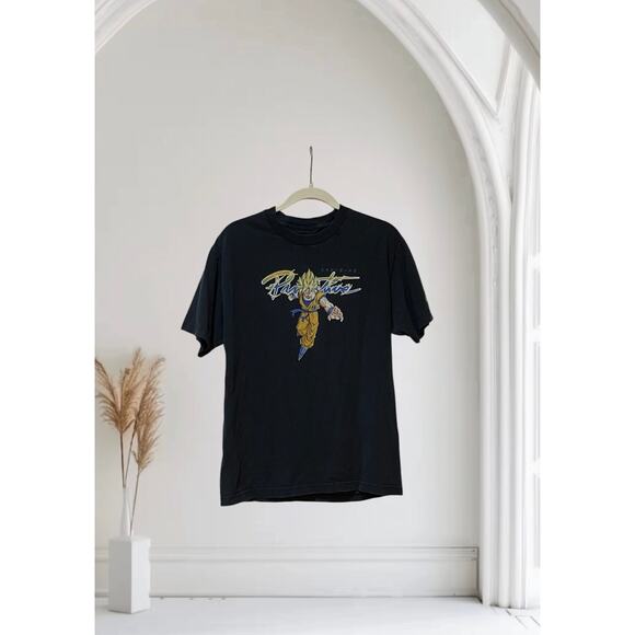 Dragon Ball Z GOKU SAIYAN T Shirt Mens Medium Black Vintage - Picture 1 of 6